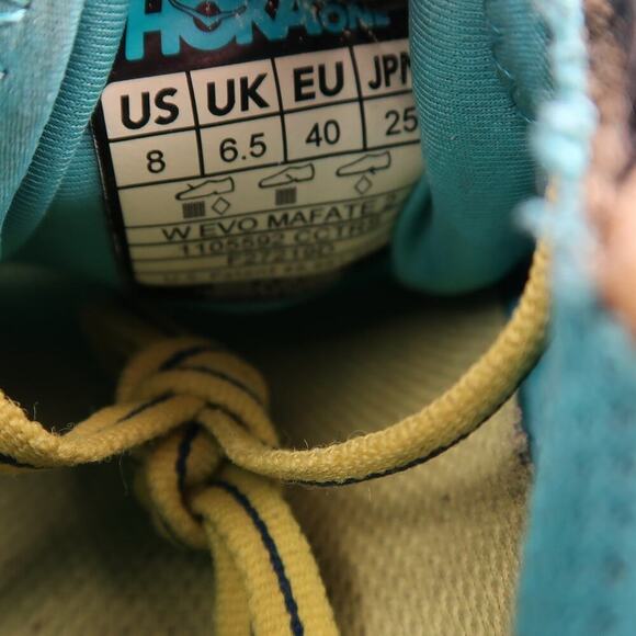 Hoka Shoes Womens 8 Evo Mafate 2 Trail Running Sneaker Active Sport Trainer Blue - Picture 14 of 16